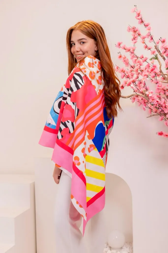 Pinkura Double-Face Shawal