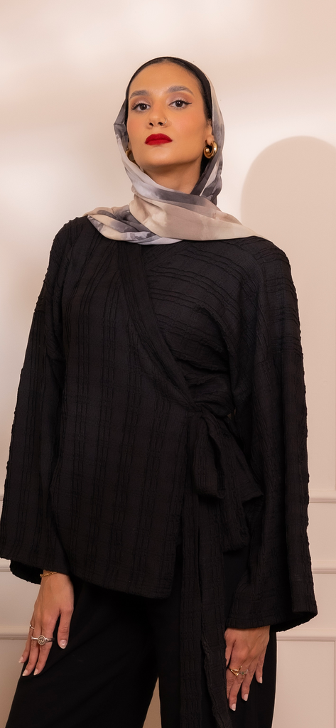 Black Autumn Blouse 